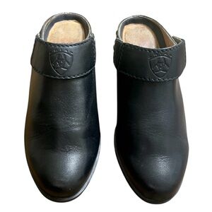 Ariat Black Slip-On Leather Shoes